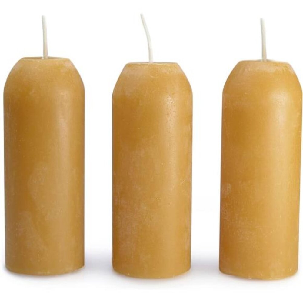 12 Hour Candle Lantern Natural Beeswax Candles Lights Outdoor
